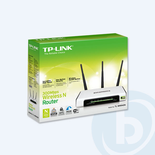TL-WR940N - Router Inal&aacute;mbrico TP-Link N, 300Mbps, 4 puertos LAN y 1 puertos WAN