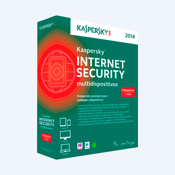 Kaspersky Internet Security 2014, 1 Año, 1 Usuario, Renovación, Multidispositivos