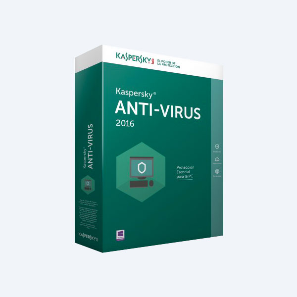 Antivirus Kaspersky 2016, 1 Usuario, 1 Año