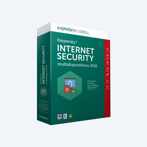 Antivirus Kaspersky Internet Security 2016, Multidispositivos, 10 Dispositivos, 1 Año