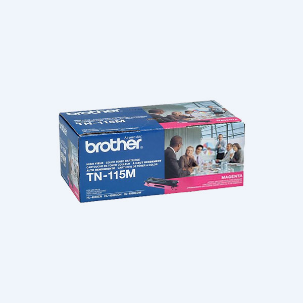 Tóner Brother TN115M, Magenta, 4000 páginas, Alto Rendimiento