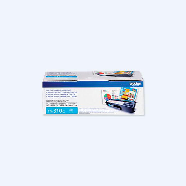 Tóner Brother 310, Cyan, 1500 Páginas, Rendimiento estándar