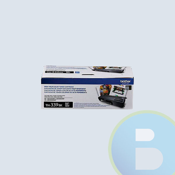 Tóner Brother TN339BK, 6000 Páginas, Negro, Alto Rendimiento