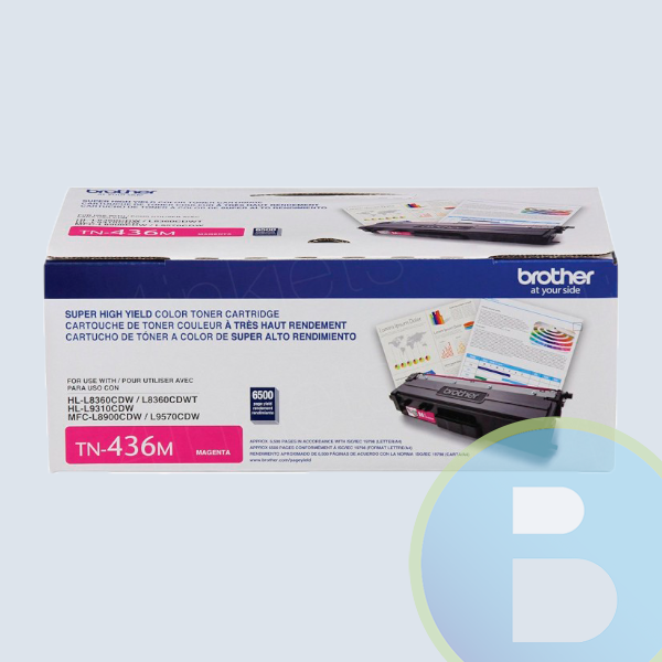 Toner Brother TN436M, de 6500 Paginas, Magenta
