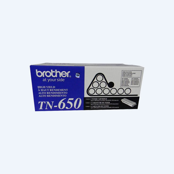 Tóner Brother TN650 para DCP-8080DN, 8000pags, Alto rendimiento