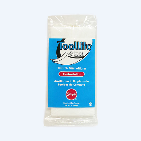 Toallita Seca Electroestática Silimex, 30cm x 30cm, Reutilizable