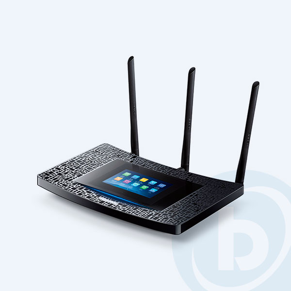 TOUCH P5 - Router Inal&aacute;mbrico TP-Link AC1900, Touch Screen, Doble Banda 1900 Mbps, Puertos 4x LAN / 1x WAN / 2x USB, 3 Antenas