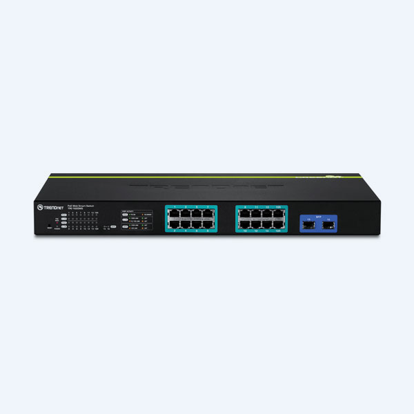 Switch TRENDnet 1620WS, 16 Puertos 10/100/1000Mbps, PoE