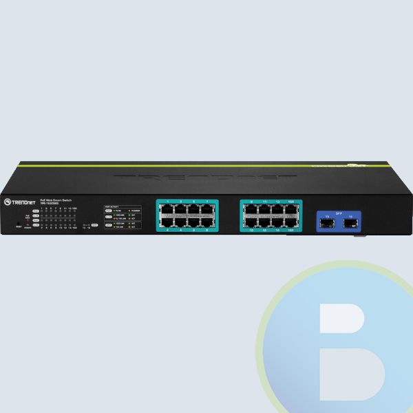 Switch Trendnet TPE-1620WS, 16 Puertos, Gigabit, POE
