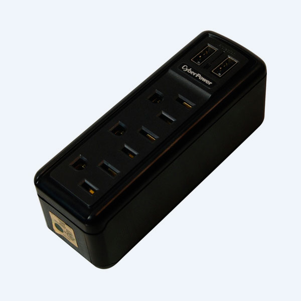 Supresor de Picos CyberPower, Contactos 3x NEMA 5-15R / 2x USB