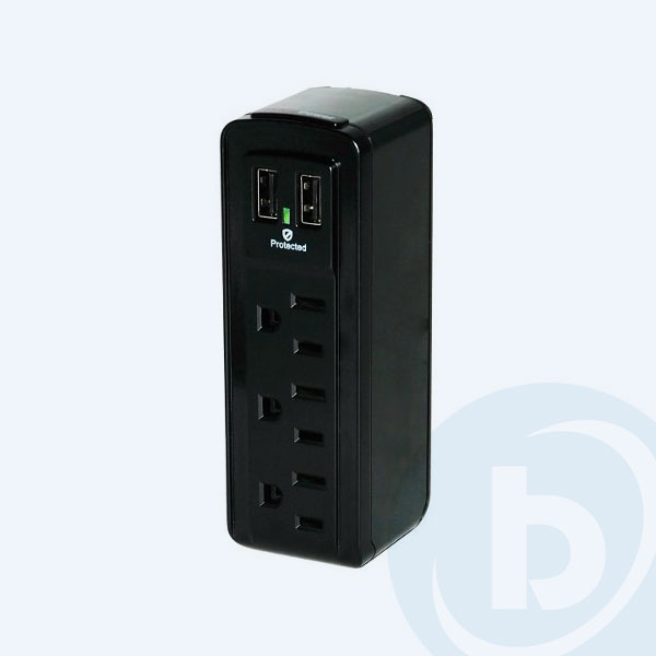 TRVL918 - Supresor de Picos CyberPower, Contactos 3x NEMA 5-15R / 2x USB