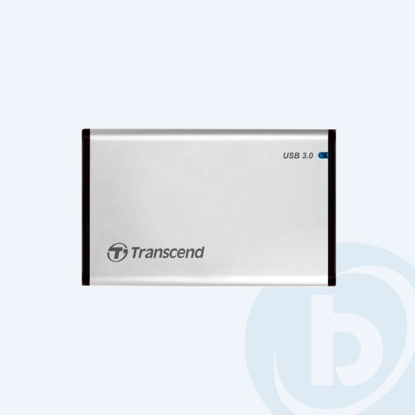 TS0GSJ25S3 - Caja para Disco Duro Transcend StoreJet 25S3, 2.5'', USB 3.0, Plata