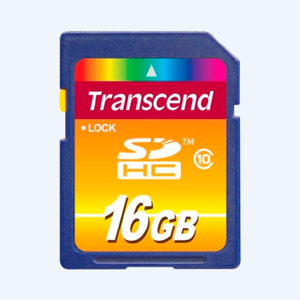 Memoria SDHC Transcend, 16GB, Clase 10