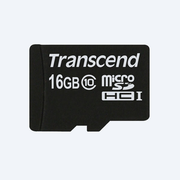 Memoria Micro SDHC Transcend TS16GUSDHC10, 16GB, Clase 10, con Adaptador