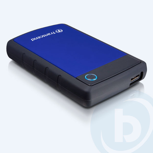TS2TSJ25H3B - Disco Duro Externo Portable Transcend StoreJet 25H3, 2TB, 2.5", USB 3.0, Azul