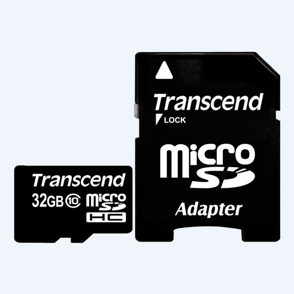 Memoria Micro SDHC Trancend TS32GUSDHC10, 32 GB, Clase 10, con Adaptador