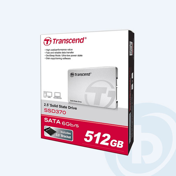 TS512GSSD370S - Disco Duro Interno de Estado S&oacute;lido Transcend SSD370, 512GB, 2.5'', SATA3