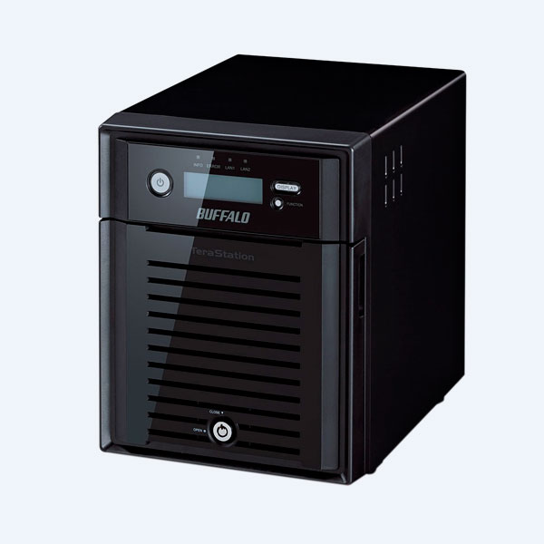 Servidor de almacenamiento NAS Buffalo TeraStation 5400DN, 4 Bahías, 8TB, ATA, Torre, Intel Atom D2550, 2GB RAM, Gigabit