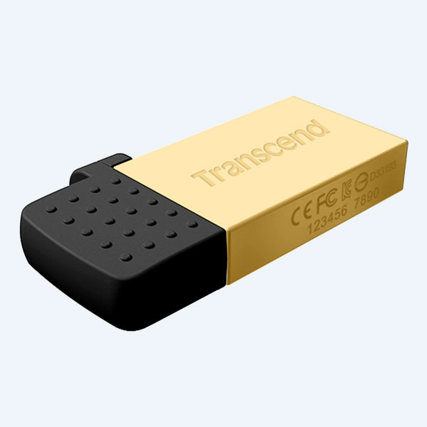 Memoria USB Transcend 380, 8GB, Gold