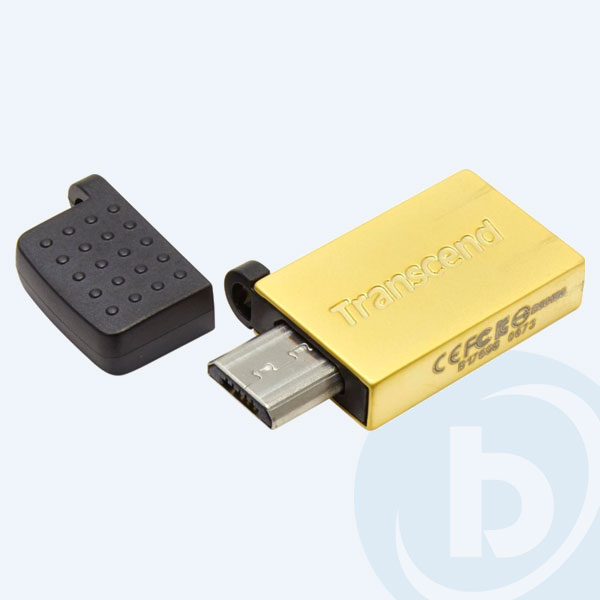 TS8GJF380G - Memoria USB Transcend 380, 8GB, Gold