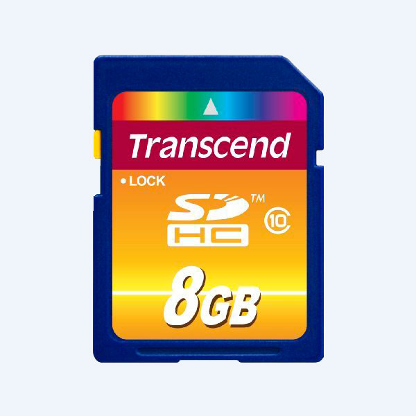 Memoria SDHC Transcend, 8GB, Clase 10