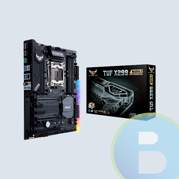 Tarjeta Madre Asus TUF X299 MARK 2, Intel S-2066, 7A Gen, 8X DDR4 41330 OC/6X PCIE3.0/8X USB3.1/2X M.2/6X SATA/ ATX/Iluminacion