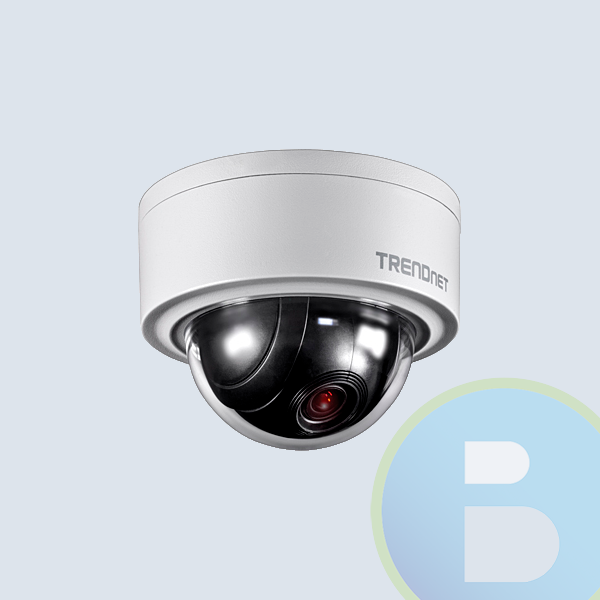 Camara de Vigilancia IP TrendNET TV-IP420P, 3mp, HD PTZ/POE/Zoom Optico X4/Auto Enfoque/Domo
