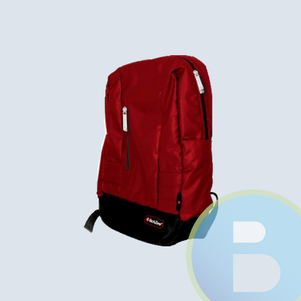 Mochila TechZone TZ16LBP22, 15", Rojo. Impermeable