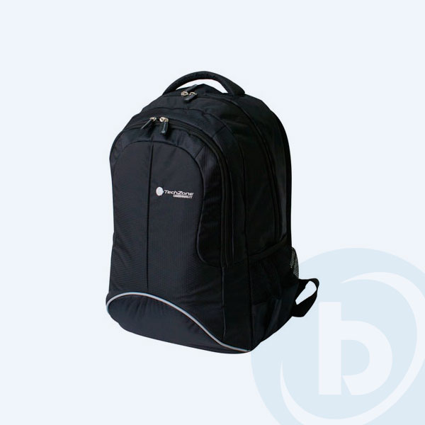 TZBTS10BLK - Mochila TechZone Sport, para Laptop, 15.4'', Negro