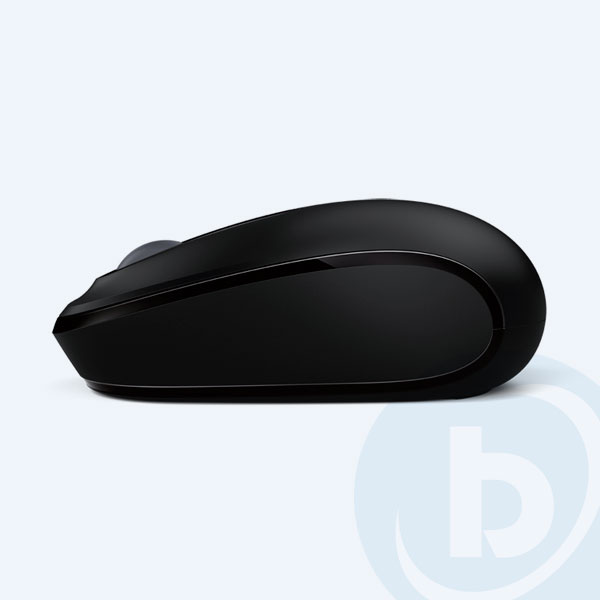 U7Z-00008 - Mouse &Oacute;ptico Microsoft Wireless Mobile 1850, Inal&aacute;mbrico, 3 Botones, Negro