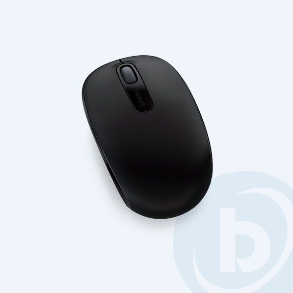 U7Z-00008 - Mouse &Oacute;ptico Microsoft Wireless Mobile 1850, Inal&aacute;mbrico, 3 Botones, Negro