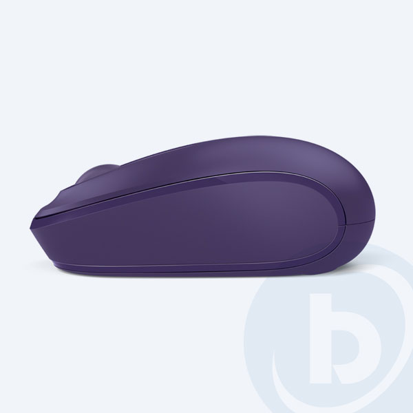 U7Z-00048 - Mouse &Oacute;ptico Microsoft Wireless Mobile 1850, Inal&aacute;mbrico, 3 Botones, Purpura