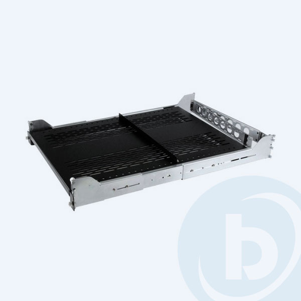UNISLDSHF19H - Estante Ventilado Deslizante StarTech.com UNISLDSHF19H, 2U, 90.7kg Max, Administraci&oacute;n de Cableado y Profundidad Ajustable para Rack