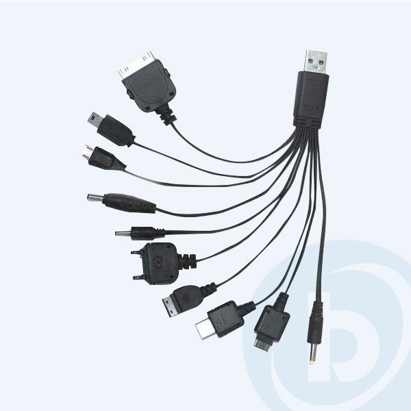 USB-1-001 - Cable Cargador Universal USB 10 en 1