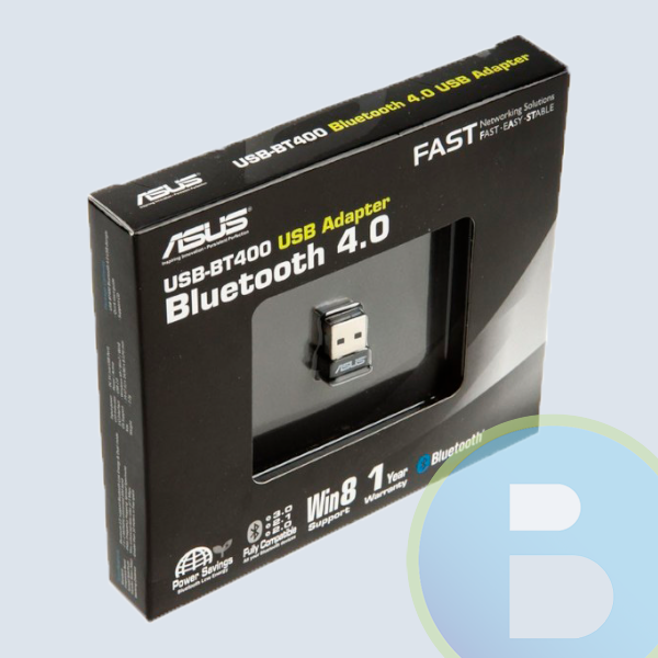 Tarjeta Bluetooth ASUS USB-BT400, USB  2.0, Negro