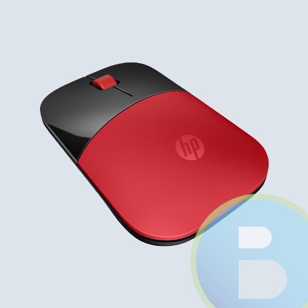Mouse HP Z3700, Wireless, Rojo