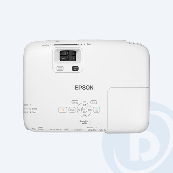 V11H493020 - Proyector Epson PowerLite W16, 3000 L&uacute;menes, HDMI, 3D (No incluye Lente)