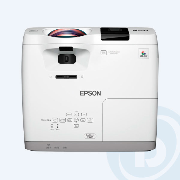 V11H670020 - Proyector Epson PowerLite BrightLink 536Wi, 3400 L&uacute;menes, 3LCD/HDMI/VGA