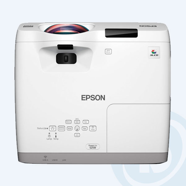 V11H672020 - Proyector Epson Powerlite 525W, 2800 L&uacute;menes, Ethernet/3LCD/HDMI