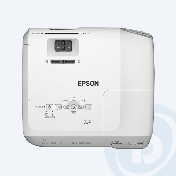 V11H683020 - Proyector  Epson PowerLite 955WH, 3200 L&uacute;menes, WiFi/HDMI