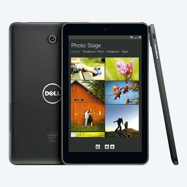 Tablet Dell Venue 8, 8'', 16GB, 1GB RAM, WiFi/Bluetooth, 2Mpx / 5Mpx, Android 4.4, Negro