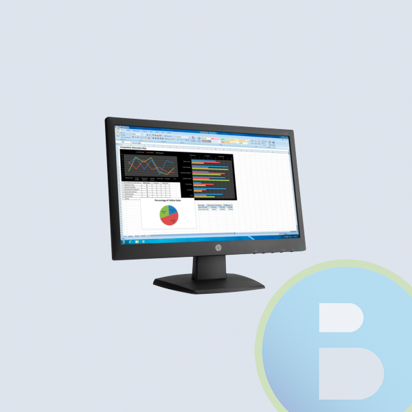 V5G70AA#ABA - Hewlett Packard HP MONITOR LED 21.5" 1920X1080 WIDE SCREEN 100,VGA/DVI 3/3/3