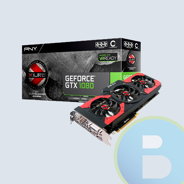 Tarjeta de Video PNY NVIDIA GeForce GTX 1080 Gaming OC, 8GB 256-bit GDDR5X, PCI Express x16 3.0