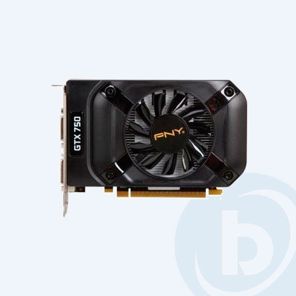 VCGGTX7501XPB-S  - Tarjeta de video Pny Pcie X16 3.0 Geforce Gtx750, 1GB, 128BIT, DDR5 