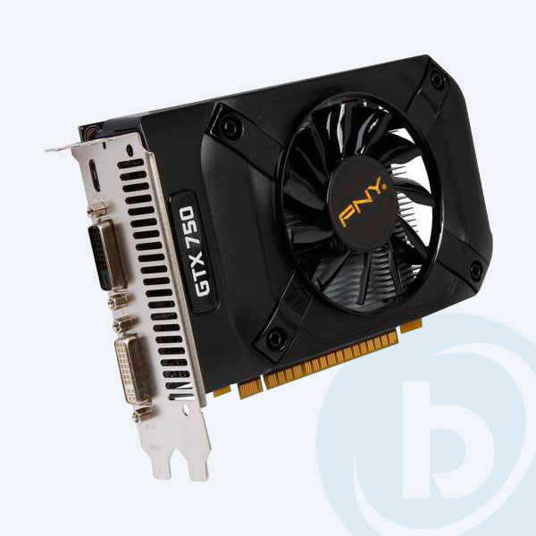 VCGGTX7501XPB-S  - Tarjeta de video Pny Pcie X16 3.0 Geforce Gtx750, 1GB, 128BIT, DDR5 