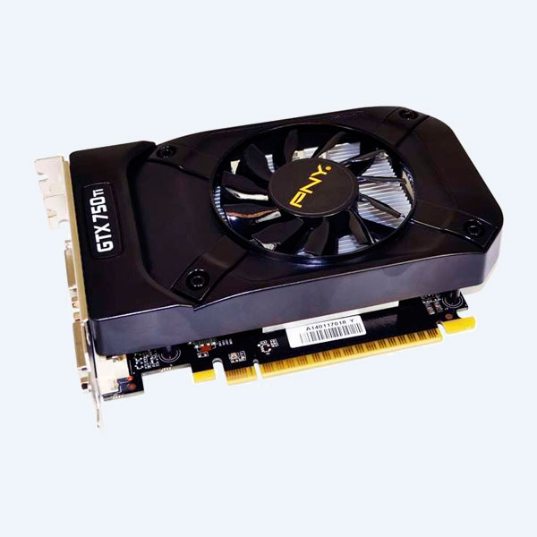 Tarjeta de video PNY Geforce GTX750 Ti, PCIe x16 3.0, 2GB, 128BIT, DDR5, DVI/MiniHDMI