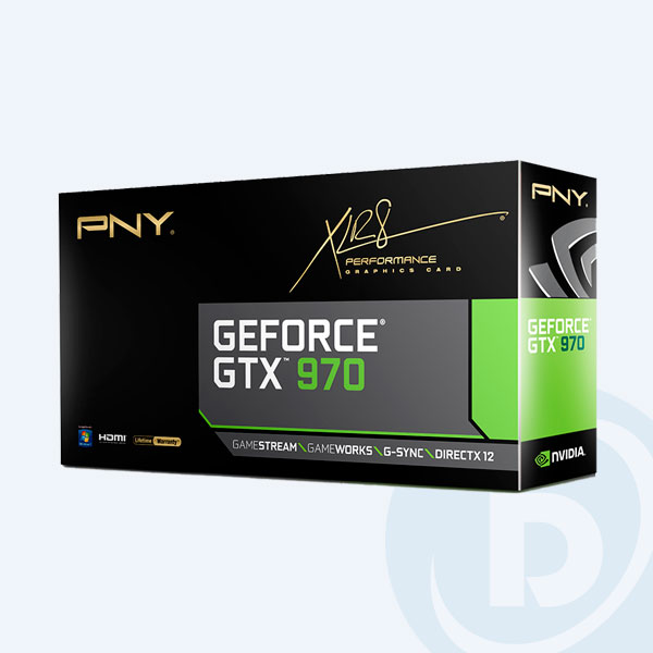 VCGGTX9704XPB-LA - Tarjeta de Video PNY NVIDIA GeForce GTX970, 4GB, 256-bit, GDDR5