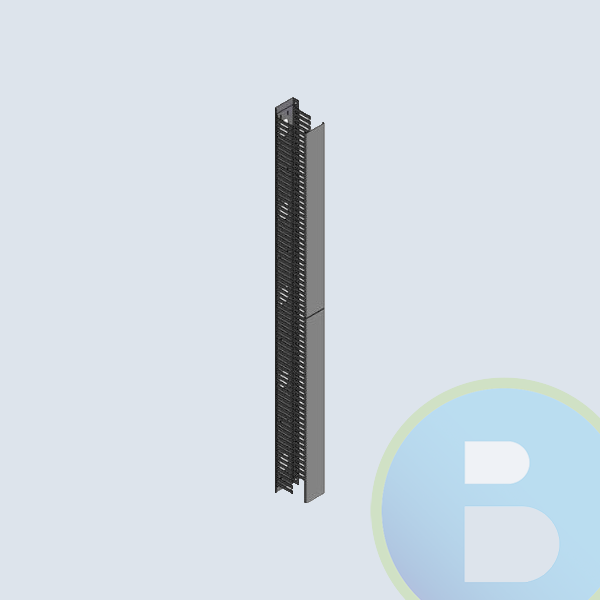 Organizador de cables Belden, Vertical, VCMFDR4X4 2U