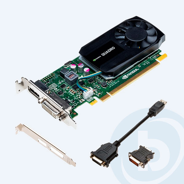 VCQK620-ESPPB - Tarjeta de Video PNY NVIDIA Quadro K620, 2GB, 128-BIT, DDR3