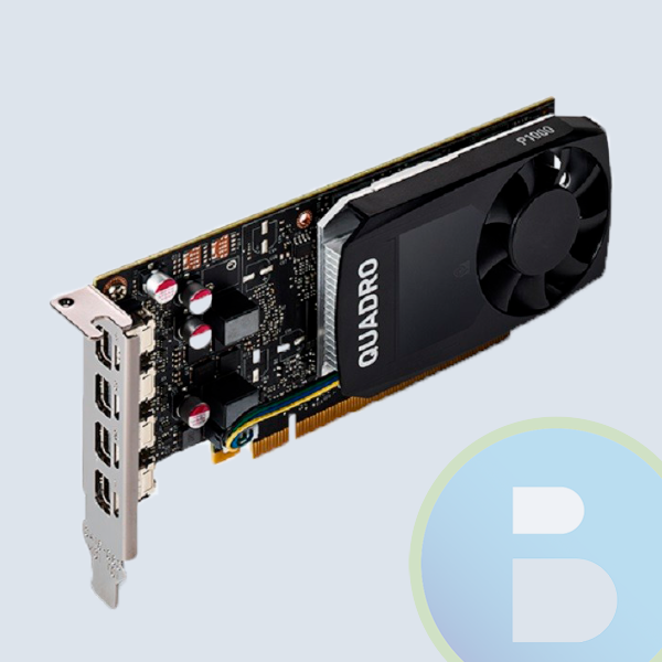 T. DE VIDEO PNY PCIE X16 3.0 PROFESIONAL QUADRO P1000/4GB/GDDR5/ESTANDAR Y BAJO PERFIL/4 MDP 1.4/PC/ALTO RENDIMIENTO